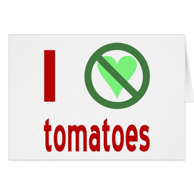 Ik haat tomaten (Voorkant Horizontaal)