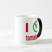 Ik haat tomaten magische mok (Voorkant rechts)