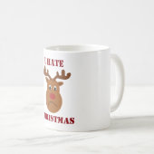 Ik haat trieste kerstrendieren koffiemok (Voorkant rechts)