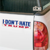 IK HAAT TRUMP GEEN BUMPERSTICKER (Op Truck)