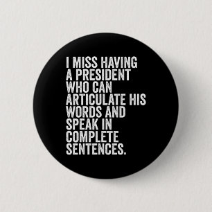 Ik haat Trump, mis het hebben van een anti-Trump p Ronde Button 5,7 Cm