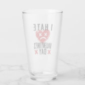 Ik haat Valentijnsdag Glas (Achterkant)