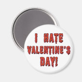 Ik haat Valentijnsdag Magneet (Voorkant / Achterkant)