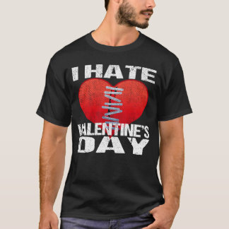 Ik haat Valentijnsdag Mannen T-shirt