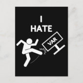 Ik haat VAR Briefkaart (Voorkant)