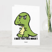 Ik haat veel u dit! feestdagen kaart (Achterkant)