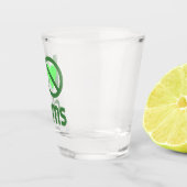 Ik haat venusschelpen shot glas (Rechts)