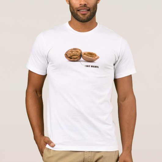 Ik haat Walnoten T-shirt (Voorkant)