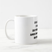 Ik haat wanneer. Ik word wakker Koffiemok (Links)