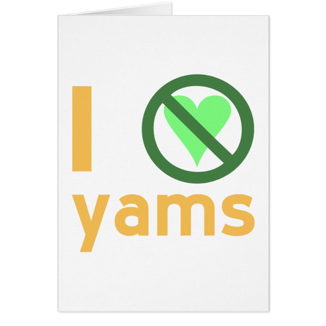 Ik haat yams geen liefde (Voorkant)
