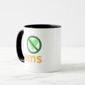 Ik haat Yams Geen Liefde Mok (Voorkant links)