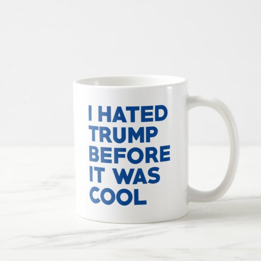Ik haatte Trump Koffiemok (Rechts)
