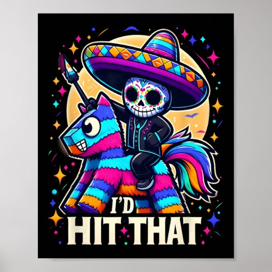 Ik had dat Cinco de Mayo feest grappig Mexicaans p Poster (Voorkant)