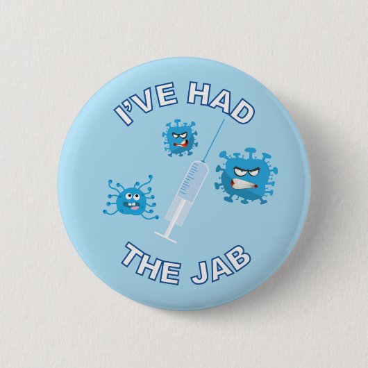 IK HAD DE JAB - Covid / Vaccine Ronde Button 5,7 Cm (Voorkant)