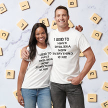 Ik had dyslexie bewustzijn zwart unisex