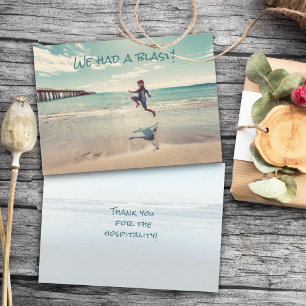 Ik had een "Blast Beach"-ziekenhuisopname Dank u v Bedankkaart