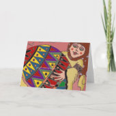 Ik had een droom over Oekraïense volkskunst Feestdagen Kaart (Achterkant)