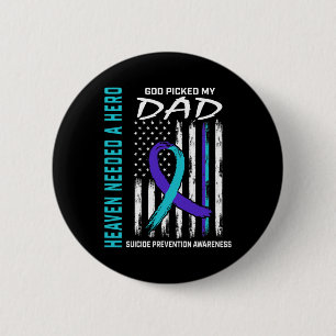 Ik had een held nodig die God pap koos voor zelfmo Ronde Button 5,7 Cm