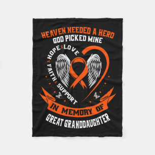 Ik had een held nodig die God uitkoos, achterklein Fleece Deken
