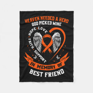 Ik had een held nodig die mijn beste vriend leukem fleece deken