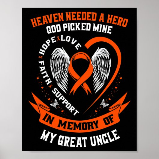 Ik had een held nodig die mijn grote oom leukemie poster (Voorkant)