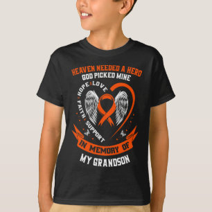 Ik had een held nodig die mijn kleinzoon leukemie t-shirt