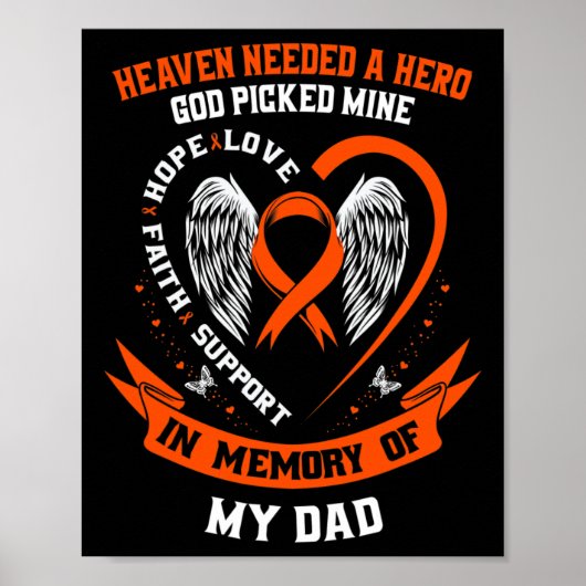 Ik had een held nodig die mijn vader op leukemie o poster (Voorkant)