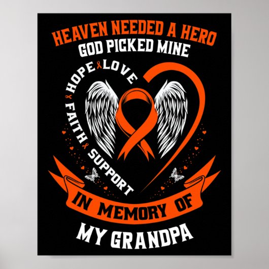 Ik had een held nodig God koos mijn grootvader leu Poster (Voorkant)