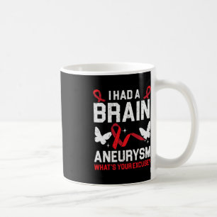 Ik had hersenaneurysma medische aandoening aneurys koffiemok