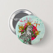 "Ik had je verwacht" badge Ronde Button 5,7 Cm (Voorkant /achterkant)