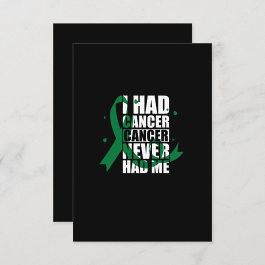 Ik had kanker, kanker had me nooit kaart (Voorkant / Achterkant)