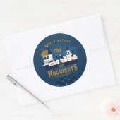 Ik Had Liever Bij HOGWARTS™ Abstracte Boottocht Ge Ronde Sticker (Envelop)