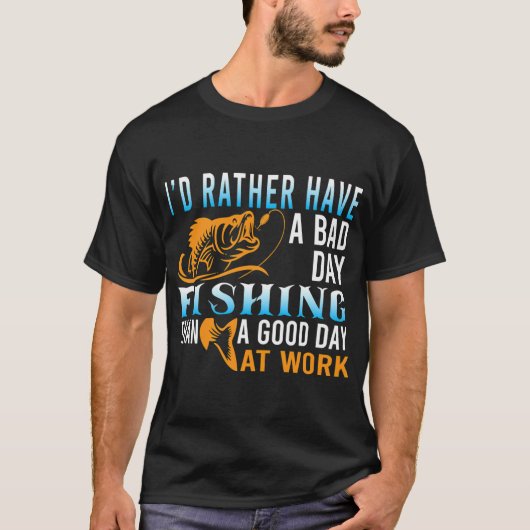 Ik Had Liever Een Slecht Dag T-shirt (Voorkant)