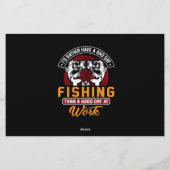 Ik had liever een slechte dag Gevist Briefpapier (Achterkant)