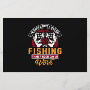 Ik had liever een slechte dag Gevist Briefpapier