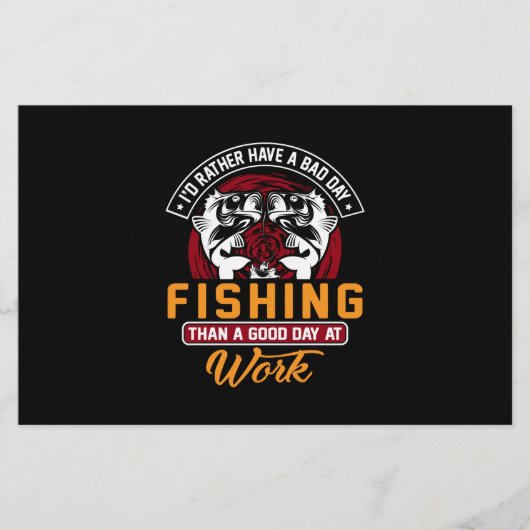 Ik had liever een slechte dag Gevist Briefpapier (Voorkant)