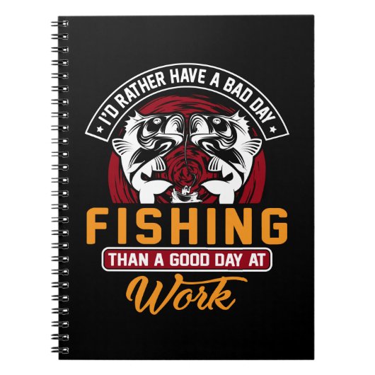 Ik had liever een slechte dag Gevist Notitieboek (Voorkant)