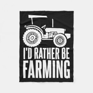 Ik Had Liever Geboerd Grappige Boeren Cadeaus _1  Fleece Deken