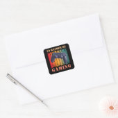 IK HAD LIEVER GEGEAMED VIERKANTE STICKER (Envelop)
