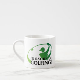 Ik Had Liever Gegolfd Golfers Golf Moderne Quote  Espresso Kop