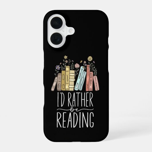 Ik Had Liever Gelezen iPhone 16 Hoesje (Achterkant)