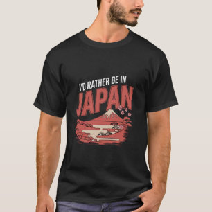Ik Had Liever In Japan Geweest Japanse Vlag Grappi T-shirt