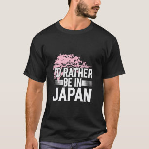 Ik Had Liever In Japan Geweest Japanse Vlag Grappi T-shirt
