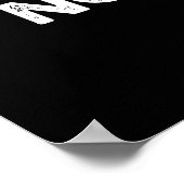 Ik had liever nofu dan Tofu Food Pun Dark BG Poster (Hoek)