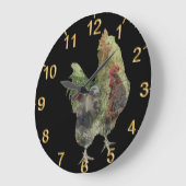 Ik had mijn kip, wandklok (Hoek)