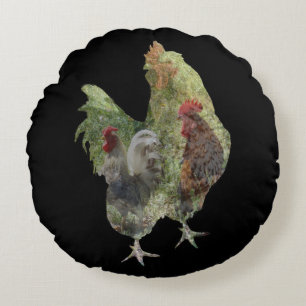 Ik had mijn kippenvulling, ronde kussen