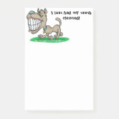 "Ik had net mijn tanden laten schoonmaken" Post-it® Notes (Voorkant)