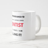 Ik had nooit gedacht dat ik een super-Cool Dentist Grote Koffiekop (Voorkant rechts)