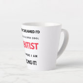 Ik had nooit gedacht dat ik een super-Cool Dentist Latte Mok (Rechterhoek)