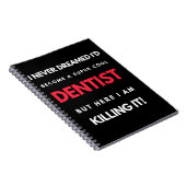 Ik had nooit gedacht dat ik een super-Cool Dentist Notitieboek (Rechterzijde)